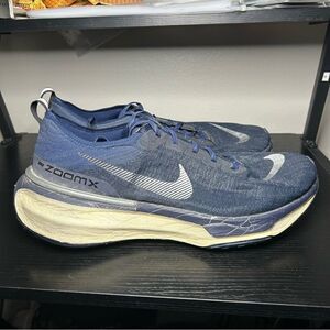 Nike ZoomX Invincible Run FK 3 Navy DR2615-400 Mens Size 15 Running Gym